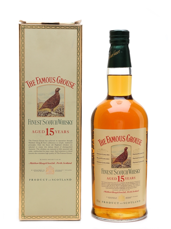 The Famous Grouse 15年熟成ウイスキー Famous Grouse 15 Year Old - Lot 39800 - Buy/Sell Blended Whisky Online