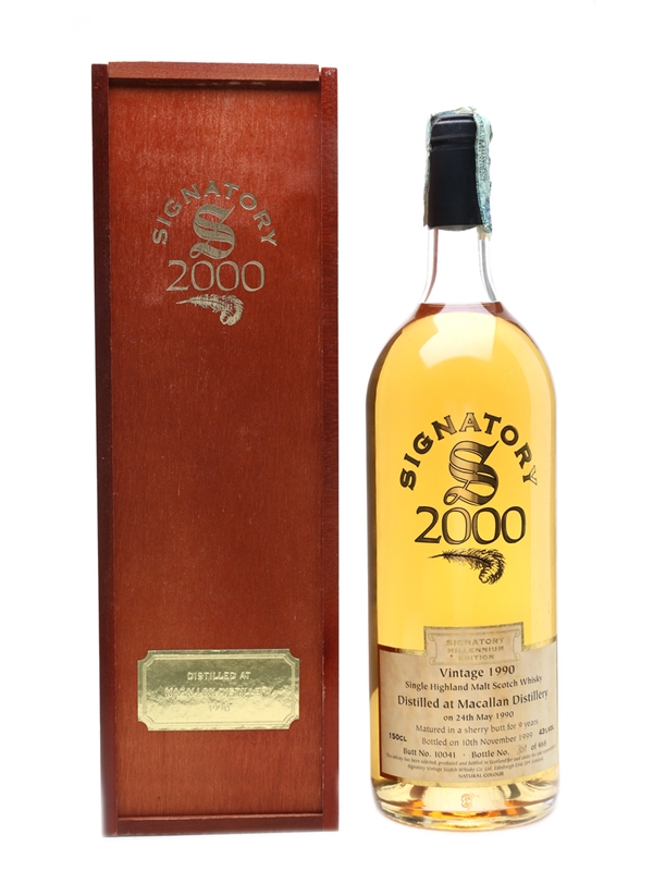 Macallan 1990 9 Year Old Millennium Edition - Lot 40070 - Buy/Sell