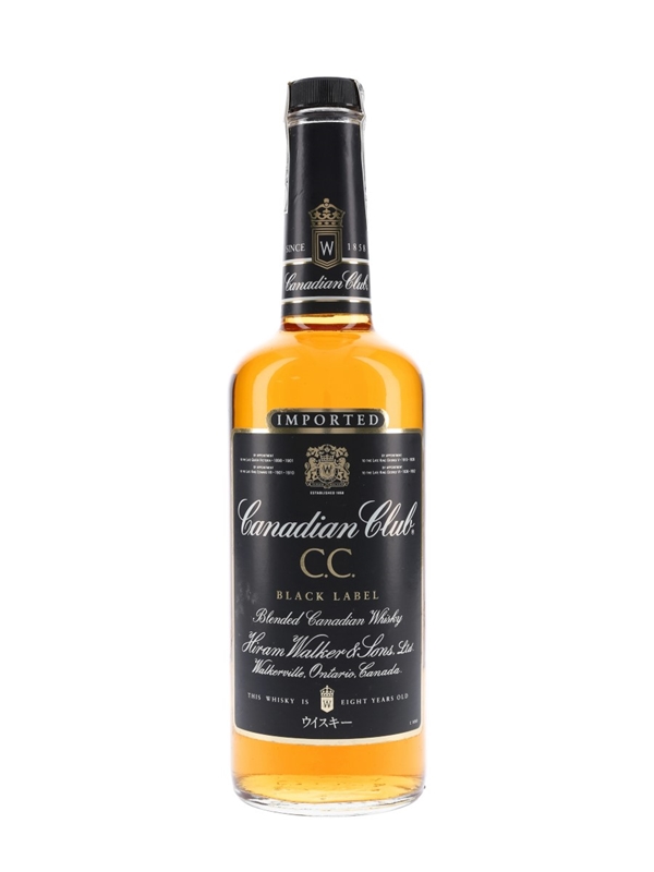Canadian Club 8 Year Old Black Label - Lot 51083 - Buy/Sell World