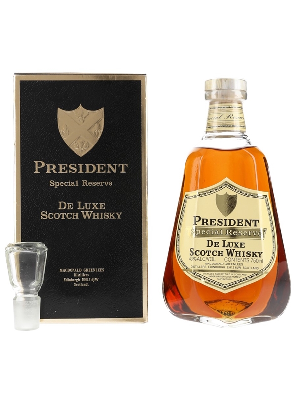 未開封古酒！PRESIDENT Special Reserve De Luxe President Special Reserve De Luxe - Lot 86968 - Buy/Sell Blended