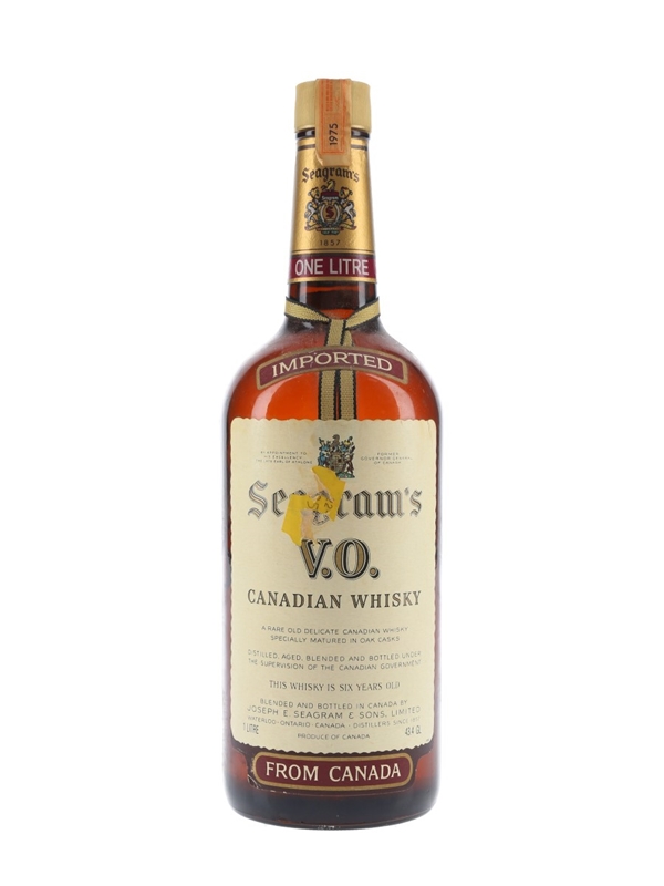 Seagram's VO 1975 6 Year Old - Lot 90146 - Buy/Sell World Whiskies
