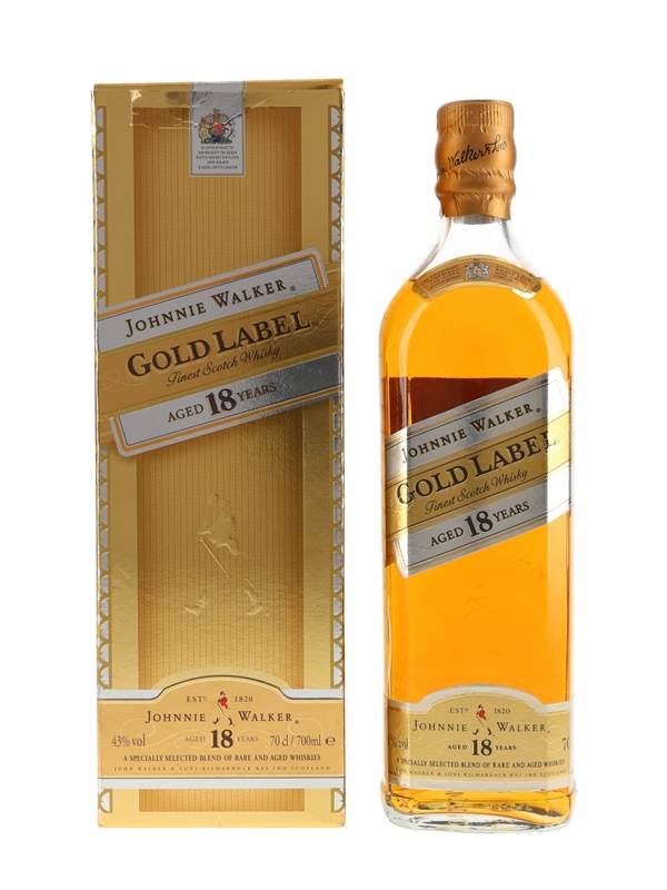 Johnnie Walker Gold Label 18 Year Old - Lot 91305 - Buy/Sell