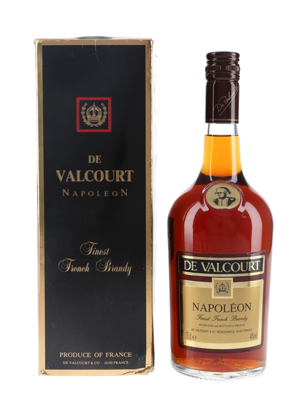 De Valcourt Napoleon Brandy - Lot 94618 - Buy/Sell Spirits Online