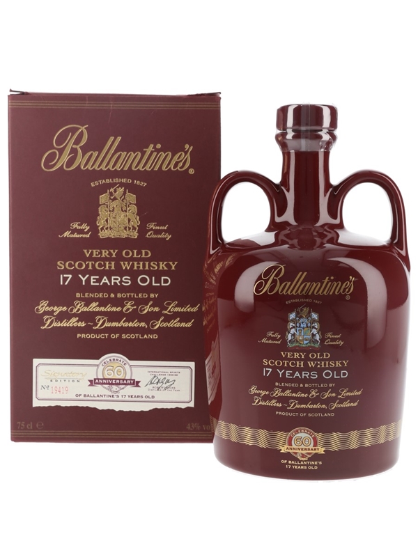 Ballantine's 17 Year Old Ceramic Decanter - Lot 94507 - Buy/Sell