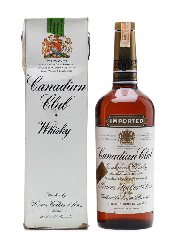 Canadian Club 1968 - Lot 912 - Buy/Sell World Whiskies Online