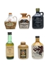 Port & Liqueur Miniatures Ceramic Jugs 2 x 10cl & 4 x 5cl