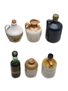 Port & Liqueur Miniatures Ceramic Jugs 2 x 10cl & 4 x 5cl