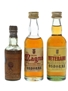 Assorted Spanish Brandy Bottled 1950s-1970s 3 x 3cl-4.5cl