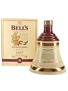 Bell's Christmas 1997 Ceramic Decanter Ingredients Of Quality 70cl / 40%