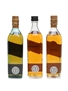 Johnnie Walker Blends Blue, Black & Green Label 3 x 20cl