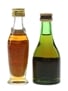 Metaxa Gold Label & Three Barrels Bottled 1970s & 1980s 3cl & 5cl / 40%