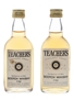 Teacher's Highland Cream Bottled 1970s 2 x 5cl / 40%