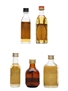 Assorted Blended Scotch Whisky Argyll, Grant's, Old Smuggler, Robbie Burns & Tuxedo 5 x 3cl-5cl