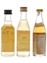 Keo, Jersey & St Agnes Brandy  3 x 5cl