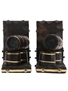 Whisky Barrel Bookends  15cm Tall