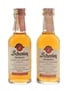 Schenley Reserve Bottled 1970s-1980s 2 x 5cl