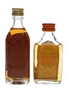 Old Bushmills Black Bush & 3 Star Bottled 1980s 5cl & 7.1cl / 40%