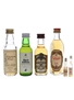 Assorted Blends & Nolvelty Miniatures Altnaharra Hotel, Black & White, Chivas Regal, Grant's & Whyte & Mackay 6 x <1cl-5cl / 40%