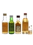Assorted Blends & Nolvelty Miniatures Altnaharra Hotel, Black & White, Chivas Regal, Grant's & Whyte & Mackay 6 x <1cl-5cl / 40%
