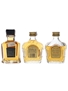 Canadian Club & Crown Royal Bottled 1980s 3 x 5cl / 40%