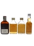 Crawford's & Dewar's Bottled 1980s-1990s 4 x 4.7cl-5cl