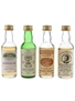 Assorted 10 Year Old Blended Scotch Whisky Clan Donald, Dunvegan, Glenriddings, Wordsworth 4 x 5cl / 40%