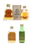 Assorted Blended Scotch Whisky Bottled 1970s & 1980s 4 x 5cl / 40%