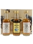 Gordon & MacPhail Traditional Miniatures Bottled 1990s - Caol Ila, Pride Of Islay & Port Ellen 3 x 5cl / 40%