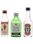 Beefeater, Gordon's & Plymouth Gin Bottled 1970s 3 x 5cl