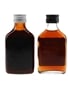 Black Heart Rum & Captain Morgan Bottled 1970s 2 x 5cl / 40%