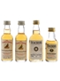 Famous Grouse & Teacher's Bottled 1970s 4 x 5cl-5.6cl / 40%