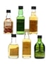 6 x Single Malt Scotch Whisky Miniatures 