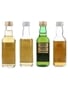 Assorted Blended Scotch Whisky Bottled 1980s 4 x 5cl