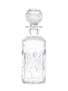 Crystal Decanter With Stopper  26.5cm Tall