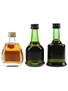 Hine VSOP, Larsen Special & Prince Hubert De Polignac 3 Star Bottled 1970s-1980s 3 x 3cl-4.5cl / 40%