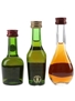 Courvoisier 3 Star, Marnier Lapostolle VS & Otard VSOP  3 x 2.7cl-3cl / 40%