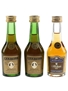 Martell Medaillon & Martell Fine Bottled 1980s-1990s 3 x 3cl / 40%