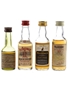 Assorted Speyside Single Malts Mortlach, Inchgower, Balvenie & Tamdhu 4 x 3-5cl