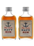 Blue Anchor Demerara Navy Rum Bottled 1960s - Charles Kinloch & Co. 2 x 5cl / 40%