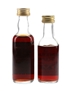 OVD Old Vatted Demerara Rum Bottled 1980s - George Morton 2 x 5cl / 40%