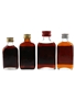 Assorted Demerara Rum Bottled 1950s-1960s 4 x 5cl / 40%