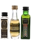 Assorted Blended Scotch Whisky Black Barrel, Langs, Passport 3 x 2-2.84cl