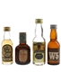 Assorted Blended Scotch Whisky Long John, Red Hackle, W5 & Grand Old Parr 12 4 x 3cl-4.7cl