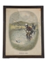 Johnnie Walker Sporting Print - Fishing 1820 Early 20th Century - Tom Browne 40cm x 31cm