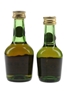 Otard 3 Star Bottled 1970s-1980s 2 x 3-5cl