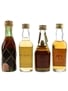 Assorted Spanish Brandies Copeo, Sandeman, Terry Centenario & Santa Maria 4 x 4.5-5cl