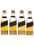 Johnnie Walker Black Label Bottled 1970s 4 x 5cl / 40%