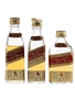 Johnnie Walker Red Label Bottled 1960s-1970s 3 x 4cl-5cl