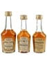 Hennessy VS, VSOP & 3 Star Bottled 1970s-1980s 3 x 2.9cl-5cl / 40%