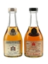 Brugerolle 3 Star & Napoleon Bottled 1960s 2 x 4cl / 40%